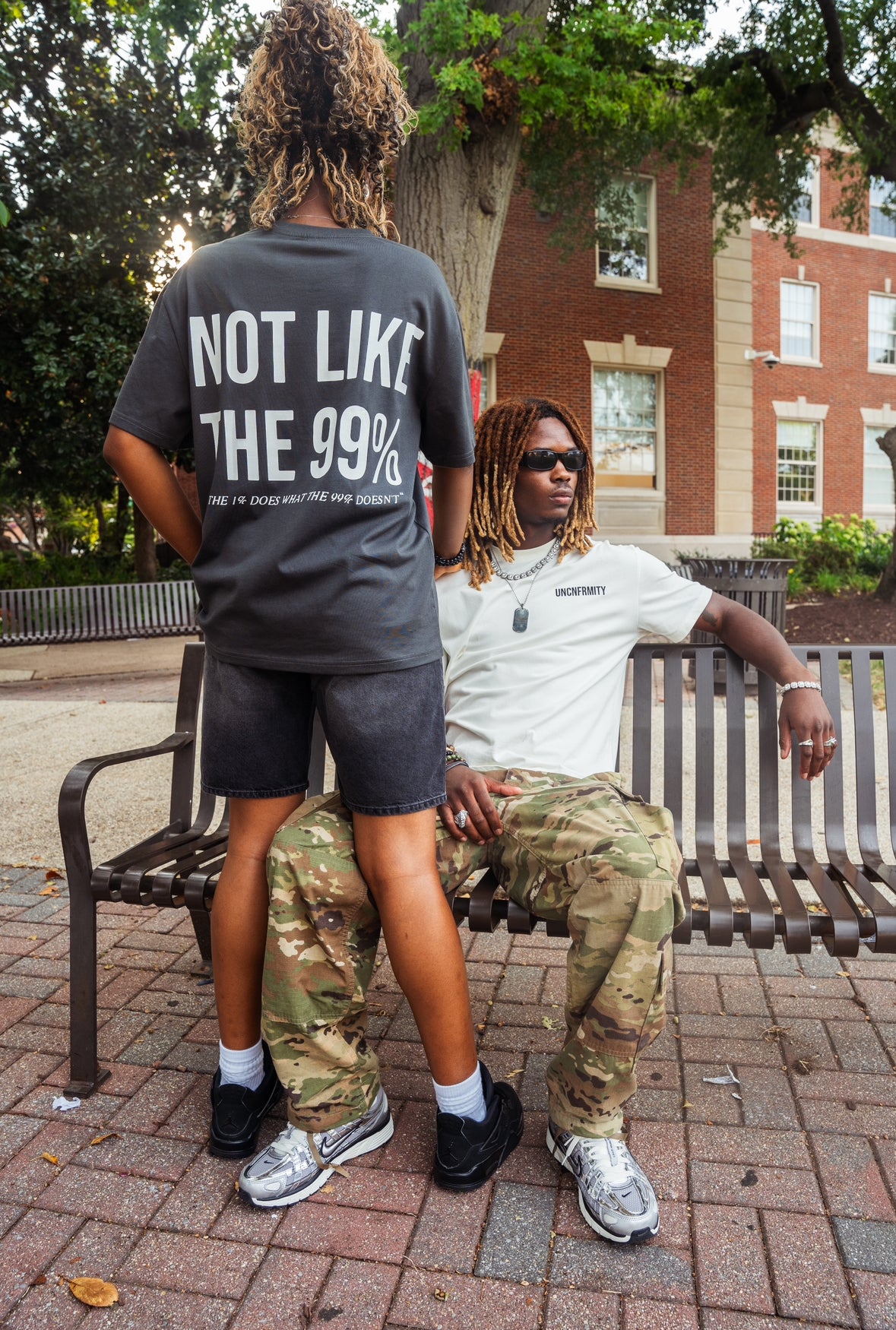Dark Gray 'Not Like The 99%' Tee