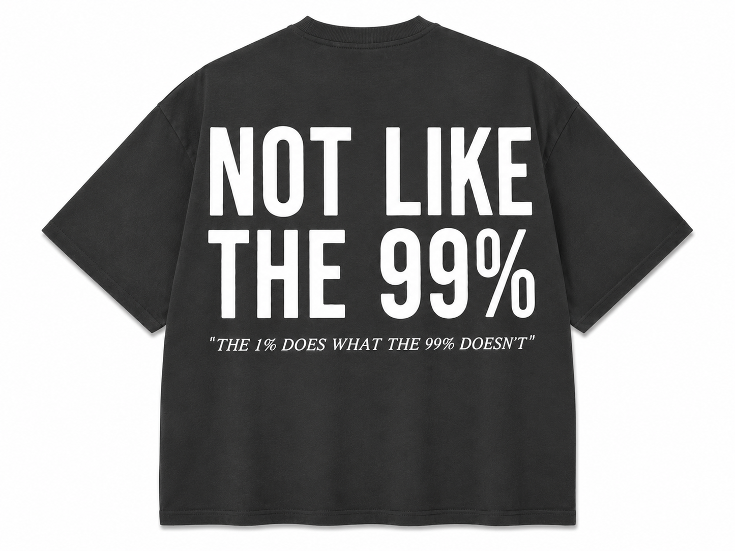 Dark Gray 'Not Like The 99%' Tee