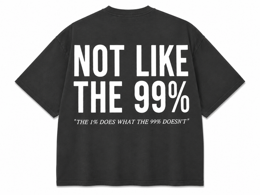 Dark Gray 'Not Like The 99%' Tee