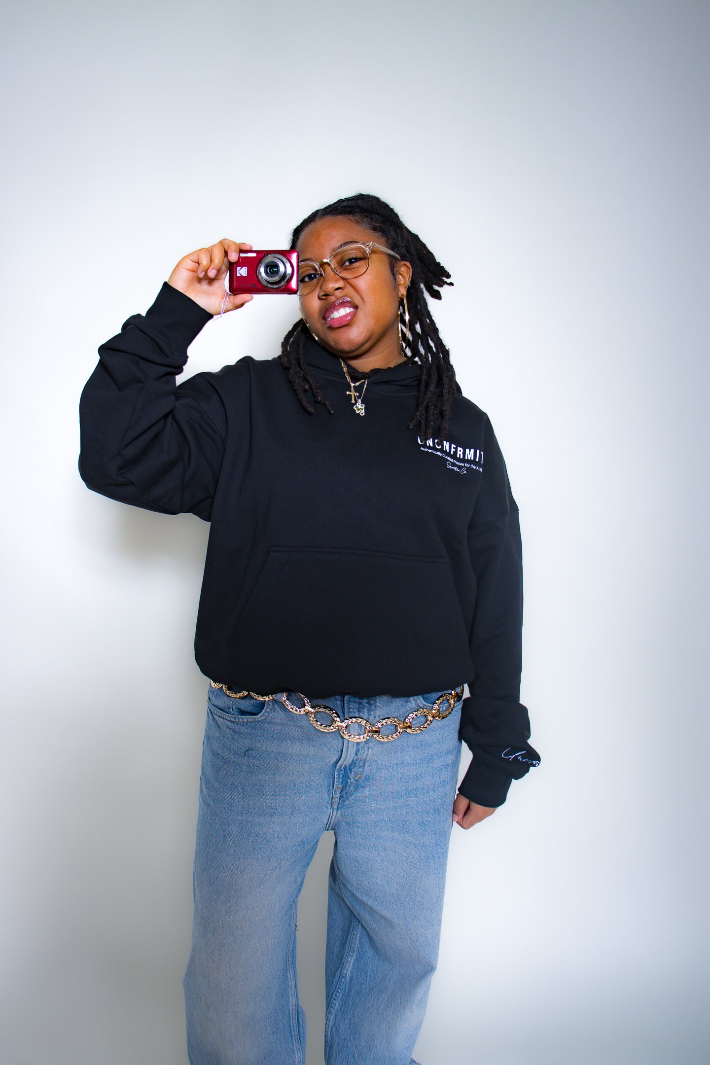 UNCNFRMITY Jet Black Hoodie
